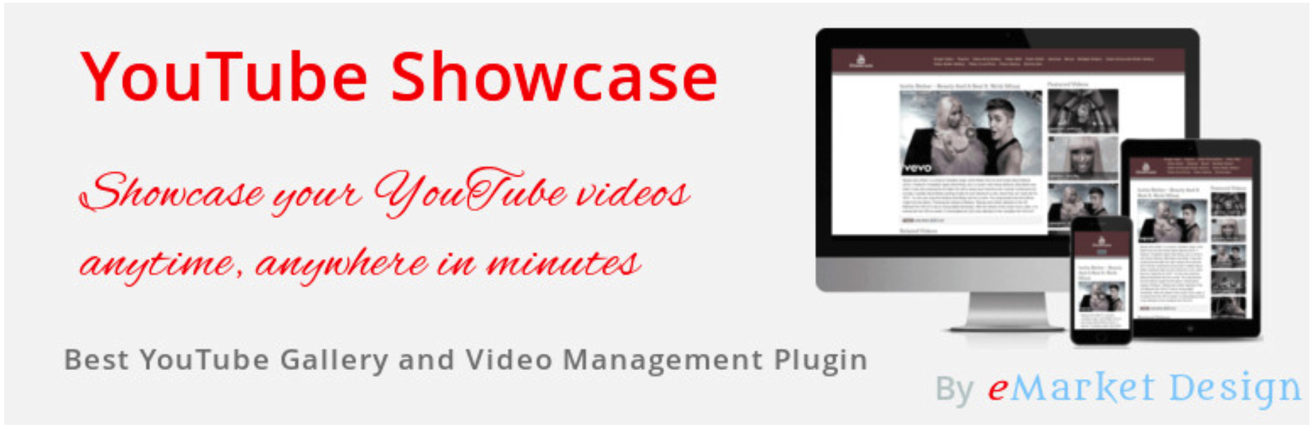 YouTubeShowcase｜YouTubeをWordPressに表示するプラグイン